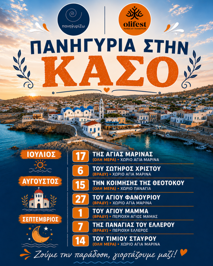 27/08: The Festivals of Kasos!