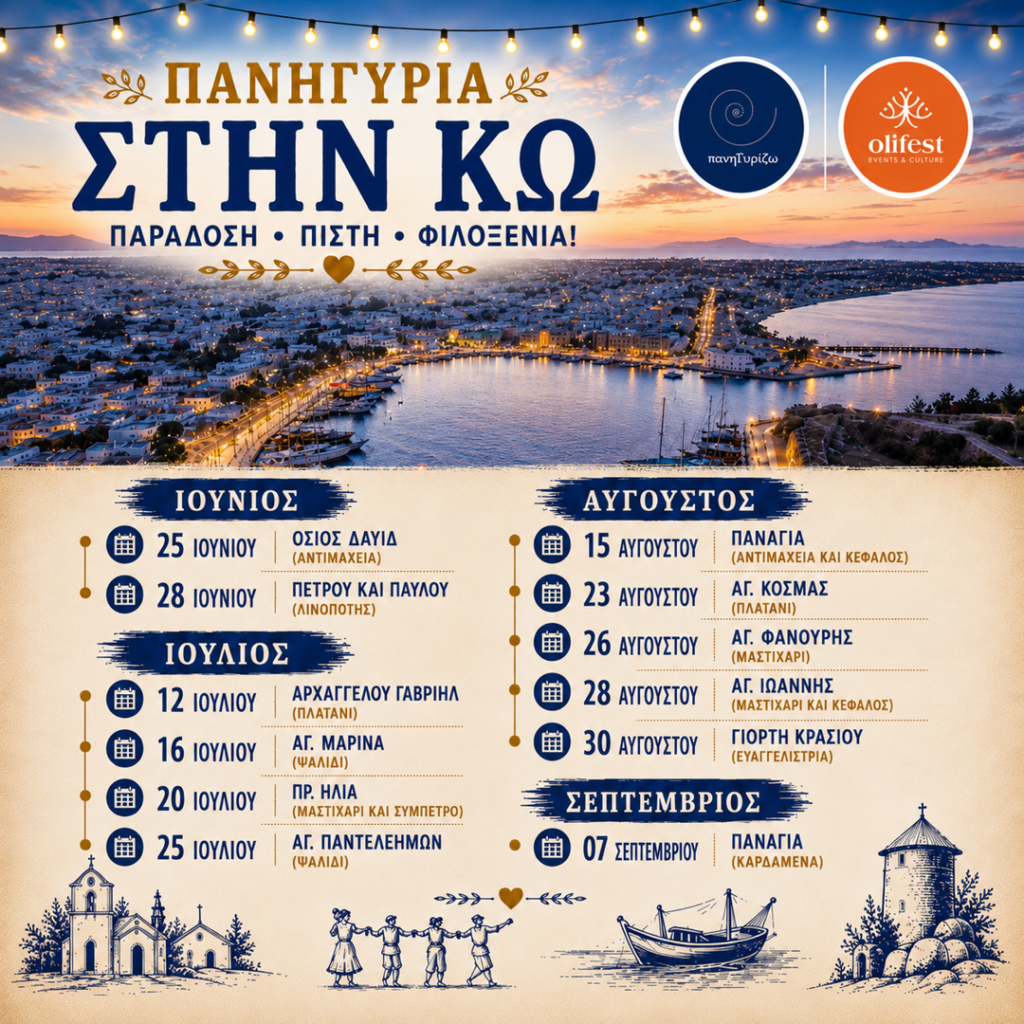 28/08: Gathering in Kos: The Local Festivals Schedule- Mastichari