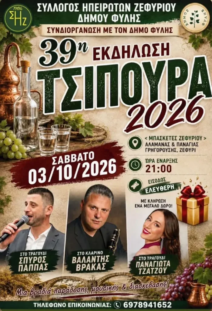 39th Tsipoura Event 2026 – Zefyri